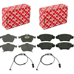 Febi Bremsbeläge Vorne+hinten Passend Für Opel Astra G T98 Zafira A T98: Bremsbelagsatz, Scheibenbremse Opel: 1605032 Opel: 1605984 Saab: 05064795 Saa