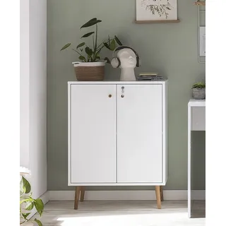 Schildmeyer Aktenschrank Jonte, 150577 kreideweiß 1 Fachboden 65,2 x 39,0 x 86,5 cm