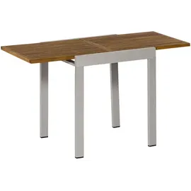 Merxx Balkonausziehtisch 130 x 65 x 75 cm beige/silber