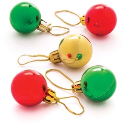 Kleine Christbaumkugeln (pro Set 12) Bastelaktivitäten zu Weihnachten