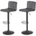 Hela Barhocker Amanda Samtvelour grau 2er Set