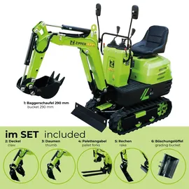 Zipper Mini-Bagger ZI-MBGS600