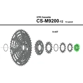 Shimano Ritzel 9 Zähne