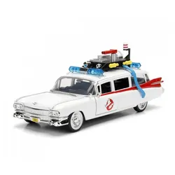 JADA Spielzeug-Auto Ghostbuster ECTO-1, 1:24, Modellauto, Spielzeugauto weiß