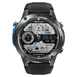 Zeblaze Stratos 2 Ultra BT 0 mm Kunststoffgehäuse Schwarz Sportarmband Schwarz One Size