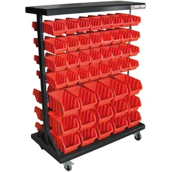 Holzmann doppelseitiges Kleinteile Schüttenregal KSR 94D