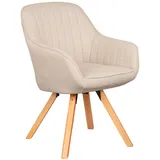 deVries Diningsessel »Matera« - 59x61x84cm - beige -