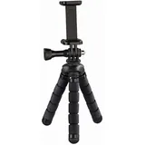 Hama Flex Ministativ 1/4 Zoll Arbeitshoehe=7-14cm Schwarz