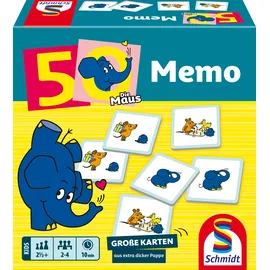 Schmidt Spiele Die Maus Elefanten-Memo 50. Jubiläum