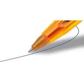 BIC Kugelschreiber Cristal Original transparent, Schreibfarbe: farbsortiert, 10 St.