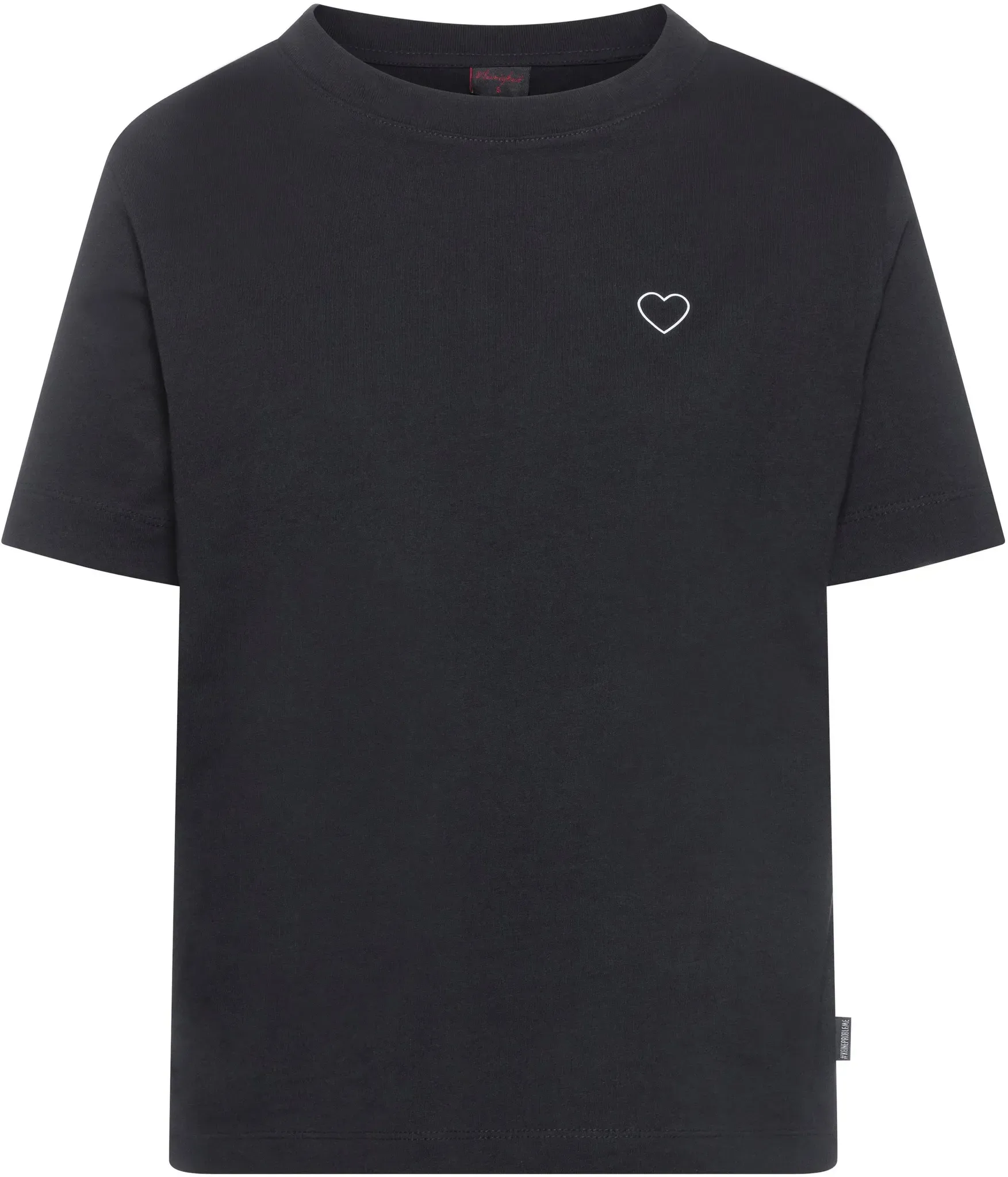 Kleinigkeit Love T-Shirt Damen in black, Größe S - schwarz