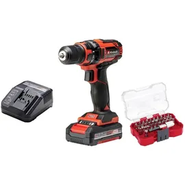Einhell TC-CD 18/35 Li inkl. 1 x 1,5 Ah + Ladegerät + Bitset 32-tlg.