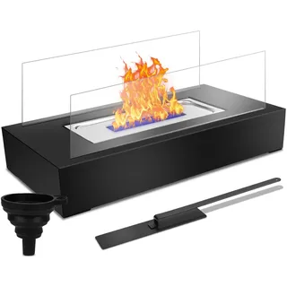 Dreamhigh® Bioethanol Kamin, Tischkamin Indoor, Tischfeuer für Indoor & Outdoor, Tragbare Bio Ethanol Feuerstelle, Unendliche Brenndauer