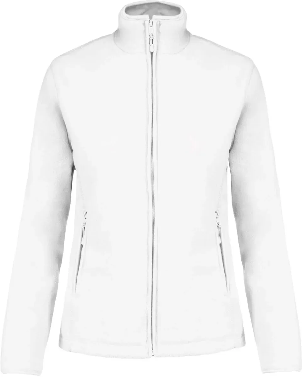 Kariban Damen Microfleece Jacke 'Maureen' Fleece-Jacke K907 white XL