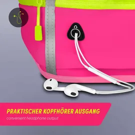 OneFlow iPhone 15 Plus Laufgürtel Hot Pink