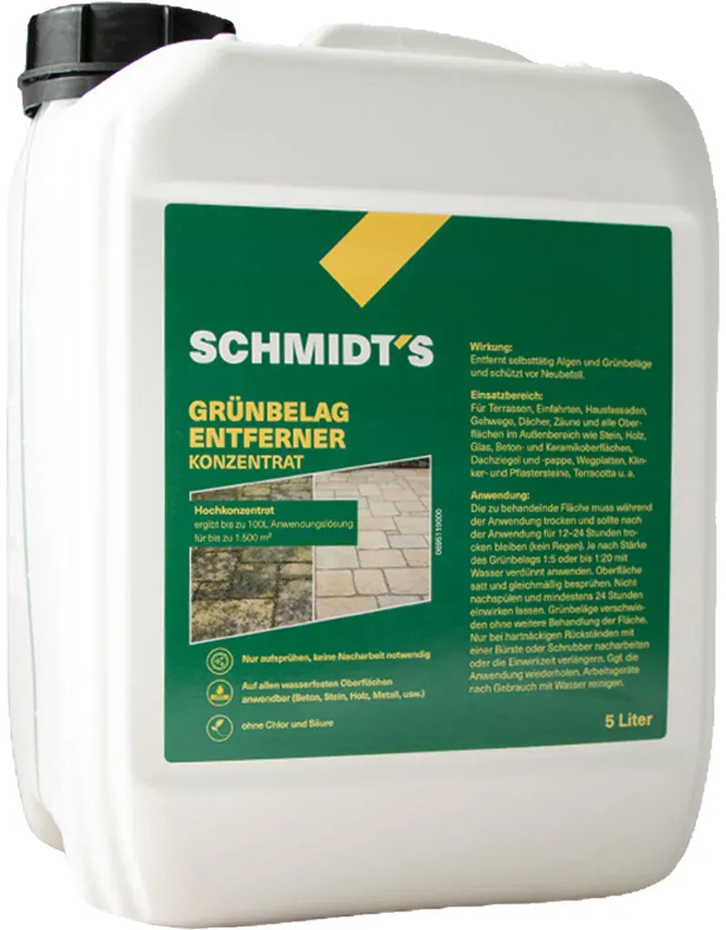 Schmidt's Grünbelagentferner -  Kanister / 5
