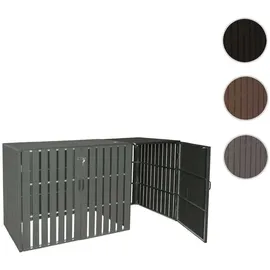 MCW Mülltonnenbox Erweiterung J28 Anthrazit 115x66x76cm
