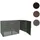 MCW Mülltonnenbox Erweiterung J28 Anthrazit 115x66x76cm