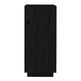 vidaXL Schuhschrank 35 x 80 x 35 cm schwarz / schwarz