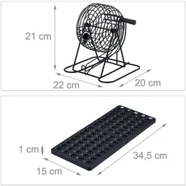 Relaxdays Bingo-Spiel Set