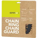 Samox M-Wave E-Bike Kettenblatt, für 1/2 x 3/32 & 11/128" Ketten, für Brose, Bosch, Shimano..., Lochkreis 104 mm, Schwarz, 20 x 20 x 1 cm