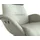 flexlux Relaxsessel FLEXLUX Leder 90 x 107 x 89 cm Weiß mit Kopfteil