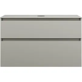 Burgbad Lin20 Waschtischunterschrank 100,2 x 55,2 x 66,1 cm Basaltgrau Matt