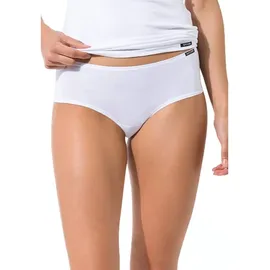 SKINY Damen Panty, Vorteilspack - Slip, Pants, Cotton Stretch, Basic Weiß XL
