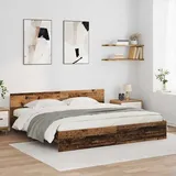 vidaXL Bettrahmen 200 x 200 cm Braun