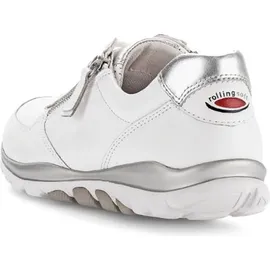 Gabor Sneaker Low Damen Weiß/Silber 41