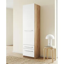 Priess Wäscheschrank Barcelona 48 x 193 x 36 cm Weiß