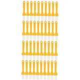 Garneck 2 Sets Gegrillte Kalte Nudeln Barbecue-ölpinsel Backspatel Aus Kunststoff Für Backpinsel Borsten in Lebensmittelqualität Ergonomischer Griff Kratzfestes Utensil 20 Stück * 2