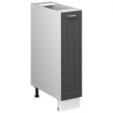 Vicco Apothekerschrank Fame-Line 20 x 82 x 51,6 cm Anthrazit-Gold Landhaus/Weiß