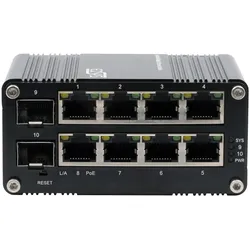 Exsys Switch Industrie Ethernet 8x10/100/100/1000F - - 1 - Switch - 1 Gbps