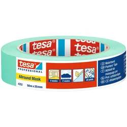 Tesa Professional 4352, Allzweck-Klebeband, Papier, Grün, Metall, Kunststoff, Gu