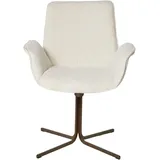 Jahnke Schalenstuhl POLE TWIST Polyester weiß