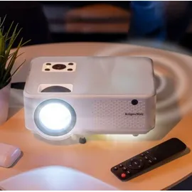 Krüger&Matz V-LED20 (Full HD+, 5000 lm, 1.4:1), Beamer, Grau