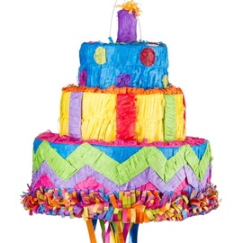 Amscan P19699 Pull-Pinata Geburtstagskuchen