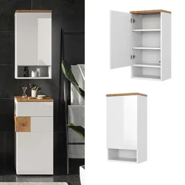 Vicco Badschrank Eden Weiß Artisan modern 40x60 cm mit 4 Fächer