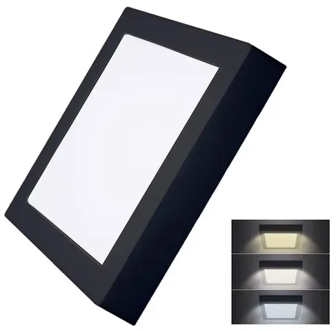 Solight LED Lichtpanel Schwarz WD173-B