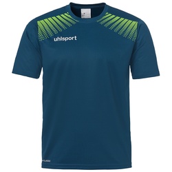 uhlsport GOAL POLYESTER TRAINING T-SHIRT petrol/flash grün M