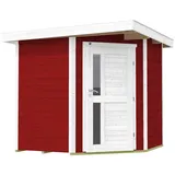 Weka Gartenhaus 229 A 2,09 x 2,05 m schwedenrot