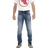 Riding Culture Tapered Slim Jeans - Hellblau - W32/L34