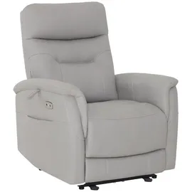 MCombo Relaxsessel mit Liegefunktion, Fernsehsessel Elektrisch Verstellbar, TV Sessel, Recliner Chair, USB & Seitentasche, Sessel Wohnzimmer