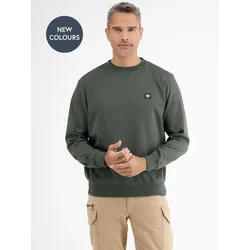 Urbaner Sweatshirtstyle, weiche Haptik - Chilled Olive - XXL