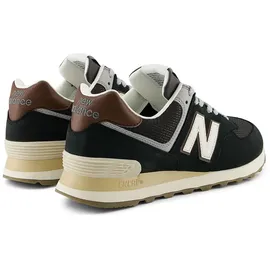 New Balance 574 Herren Black / Brown / Dark Silver Metallic 42,5