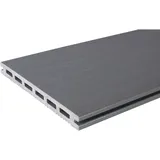 Kovalex Terrassendiele WPC XL Steingrau 300 cm x 19 cm x 2 cm