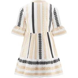 happy girls Sommerkleid HAPPY GIRLS "Mädchenkleid", Mädchen, Gr. 176, EURO-Größen, beige, Stoff, 100% Baumwolle, normal, Kleider Sommerkleid