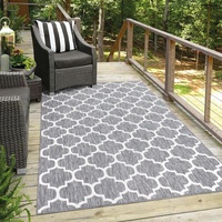 Carpet City »Outdoor«, rechteckig, UV-beständig, Flachgewebe, auch in quadratischer Form erhältlich, grau