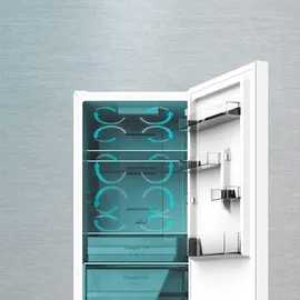 Cecotec Bolero CoolMarket Combi 322 Kühl-Gefrierkombination (322 l, 1850 mm hoch, Weiß)